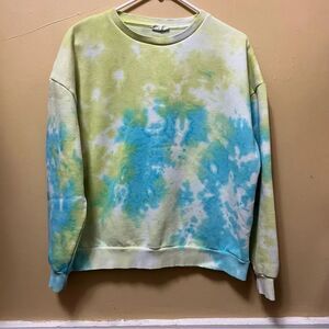 Chelsea Peers  lounge sweatshirt in tie dye size medium